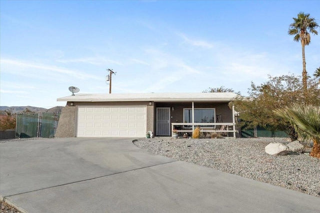 view of ranch-style home