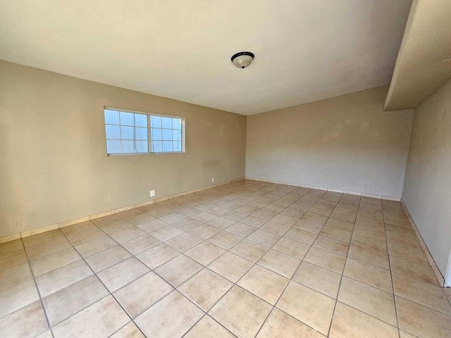 view of tiled empty room