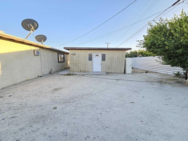 view of rear view of property