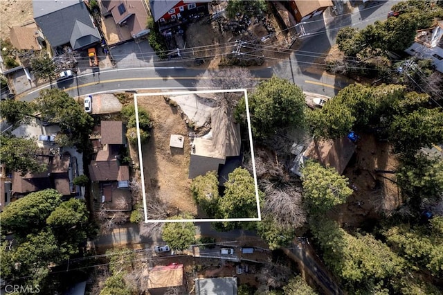 drone / aerial view featuring a residential view