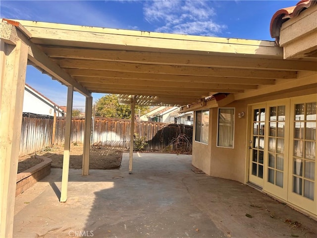 view of patio