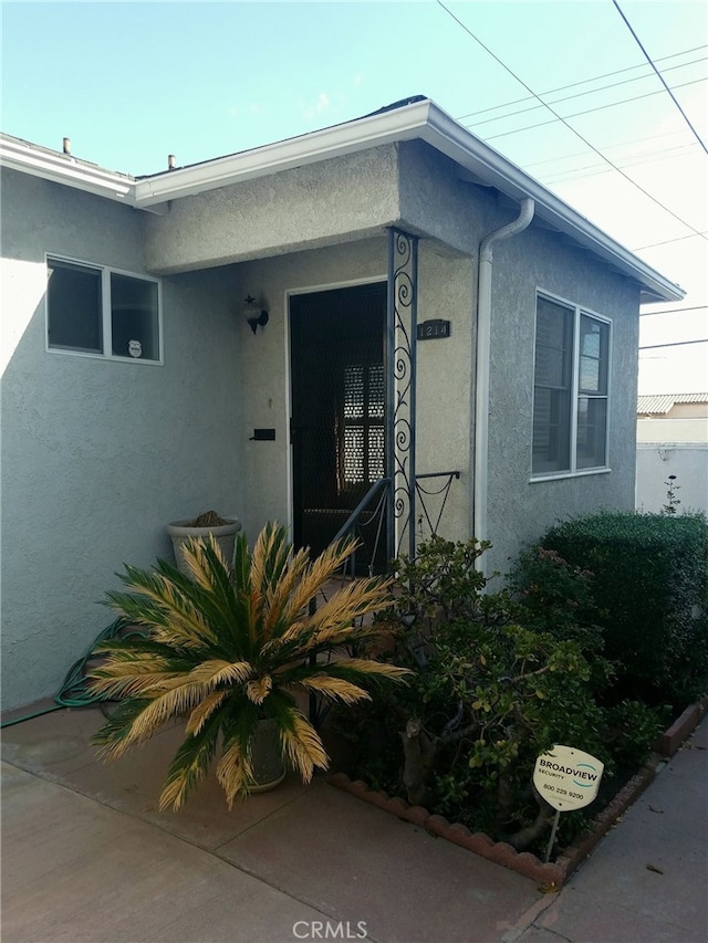 view of entrance to property