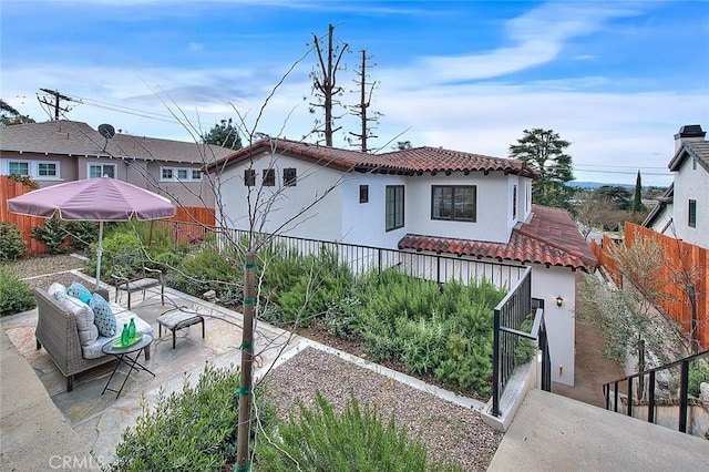 exterior space with a patio