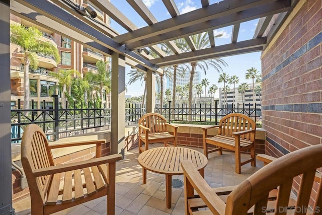 sunroom / solarium with plenty of natural light