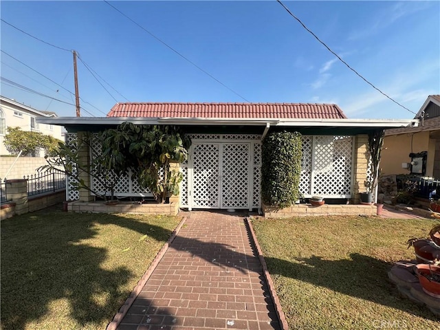 4322 Arica Ave, Rosemead, CA 91770 - rear view of house featuring a lawn