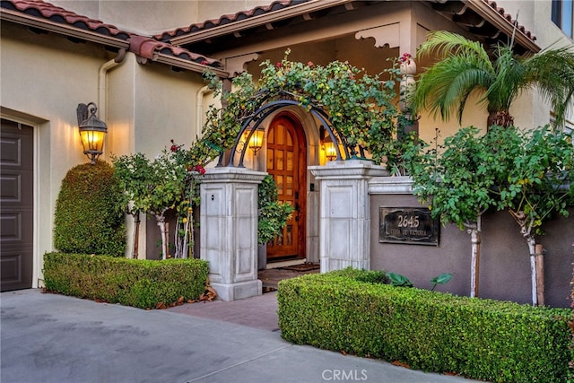 view of entrance to property