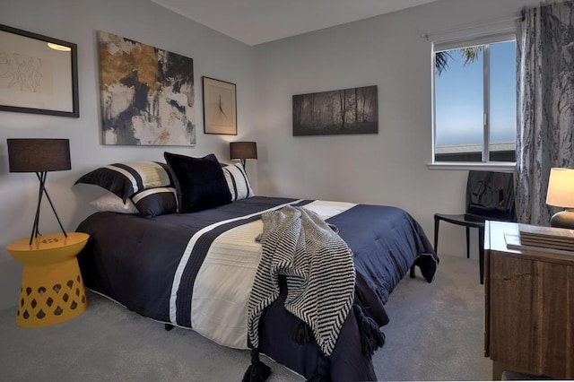 bedroom featuring carpet floors