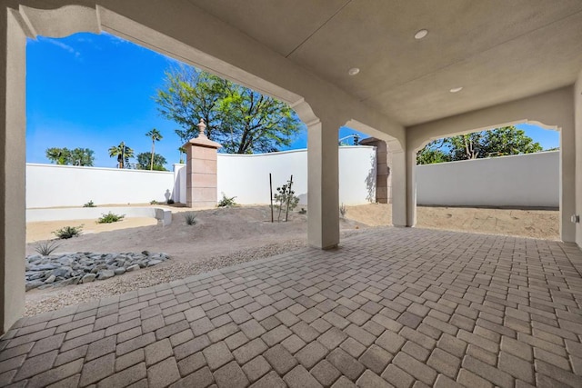 view of patio