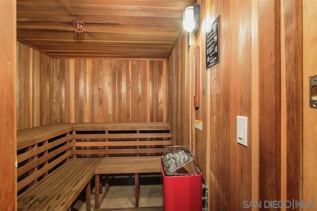 view of sauna / steam room