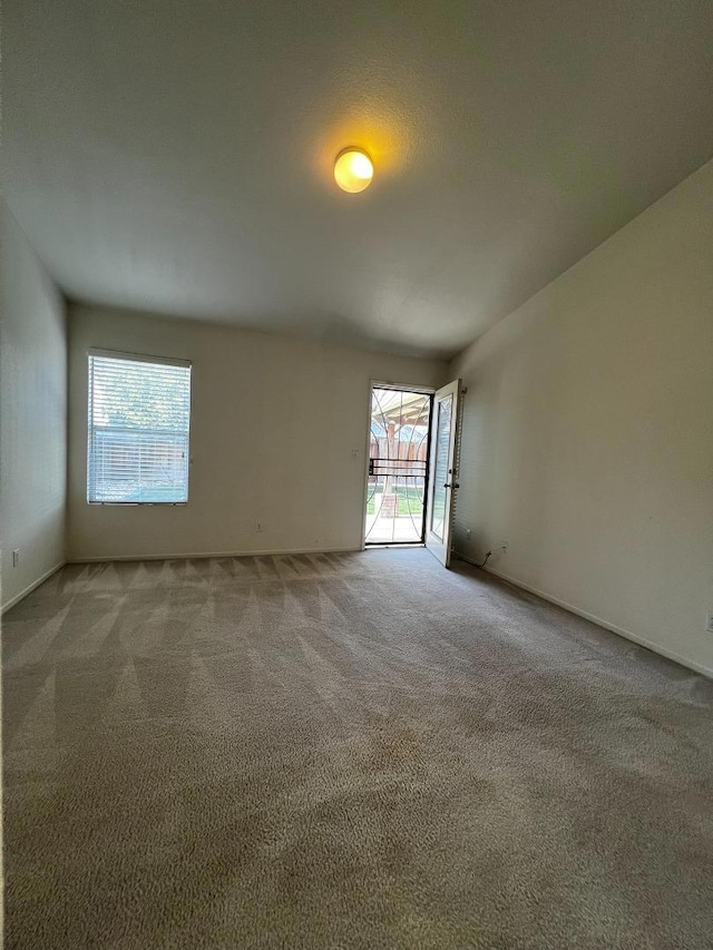 empty room with carpet floors