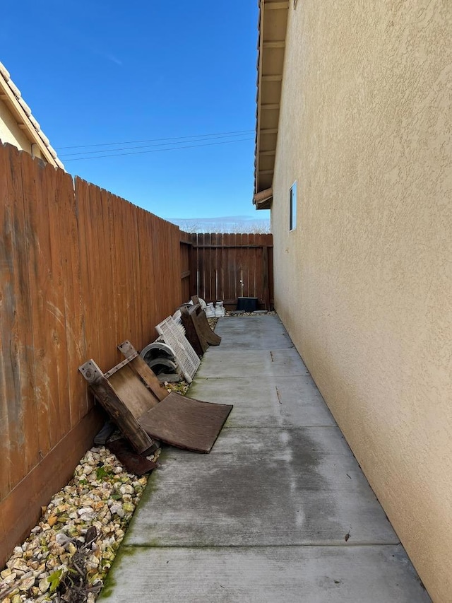 exterior space with a patio area