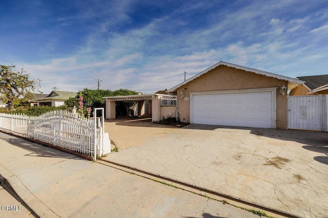 view of ranch-style house