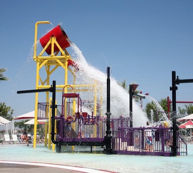 view of jungle gym