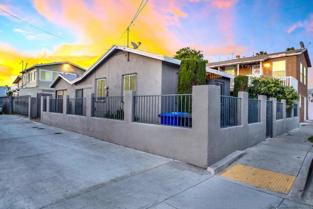 view of front of home