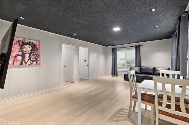 interior space featuring light hardwood / wood-style floors