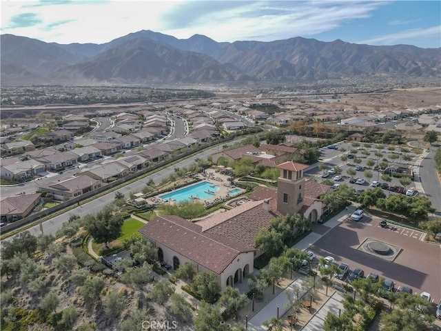 11121 Fourleaf Ct, Corona, CA 92883 - aerial view of residential area featuring a mountainous background