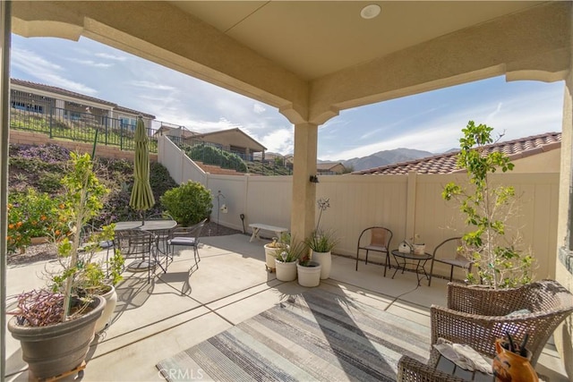 view of patio