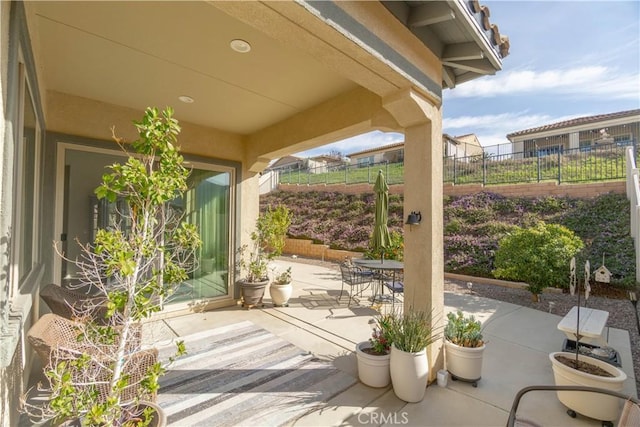 view of patio / terrace