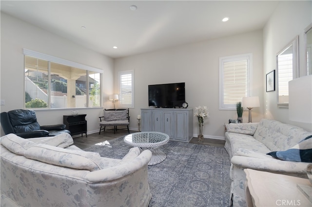 11121 Fourleaf Ct, Corona, CA 92883 - living room featuring wood finished floors and recessed lighting