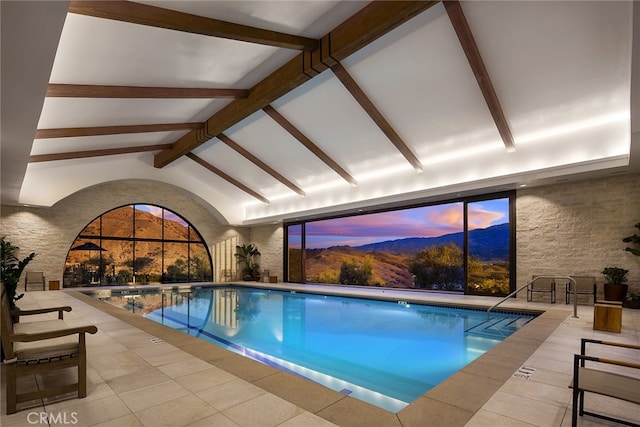 11121 Fourleaf Ct, Corona, CA 92883 - view of indoor pool