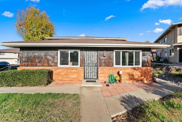 view of ranch-style home