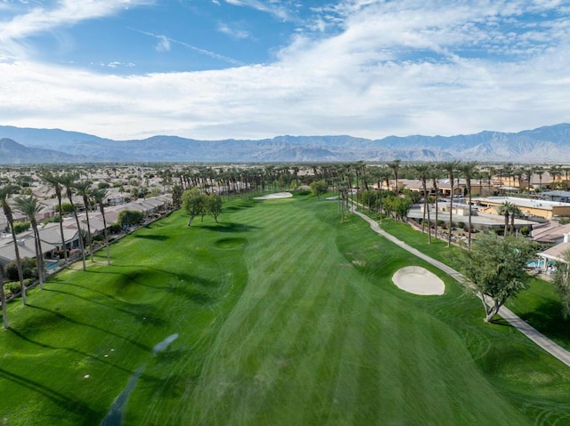 view of home's community featuring a mountain view