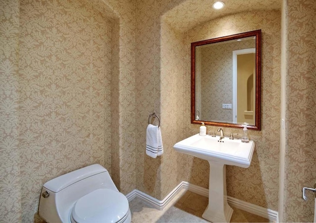 bathroom with toilet