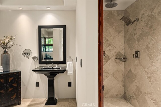 3252 Canyon Oaks, Chico, CA 95928 - bathroom with tiled shower and sink