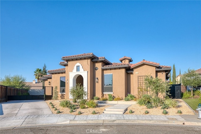 view of mediterranean / spanish house