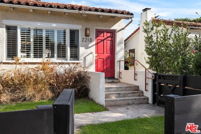 view of entrance to property