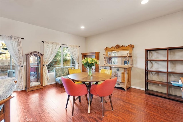 dining room featuring hardwood / wood-style floors