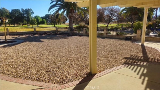 view of home's community with a patio