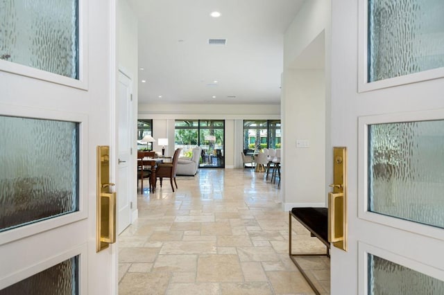 view of foyer entrance