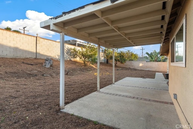 view of patio / terrace