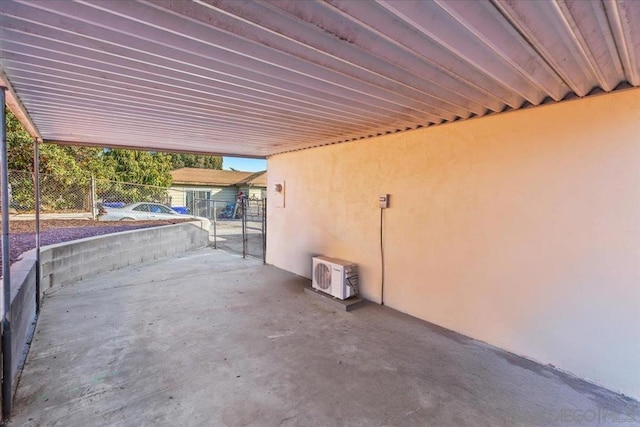 view of patio / terrace with ac unit