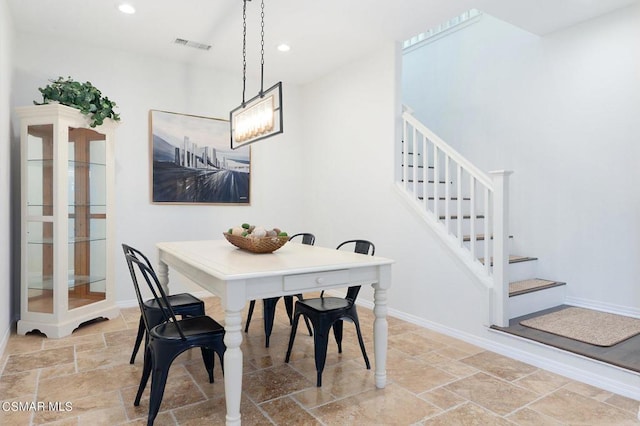 view of dining room