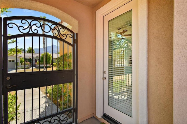 exterior space with a wealth of natural light