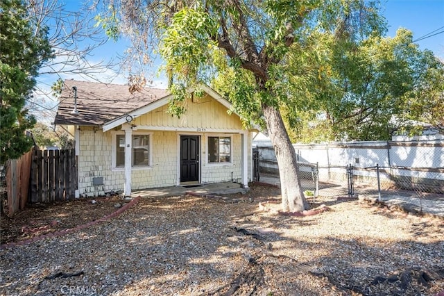 view of bungalow-style house