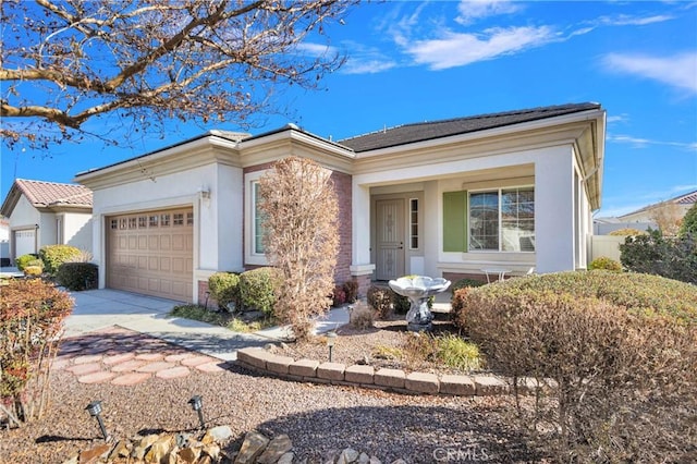 ranch-style house with a garage