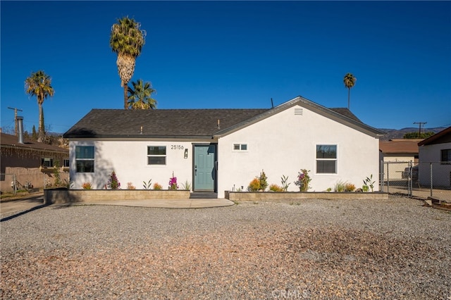 view of front of home