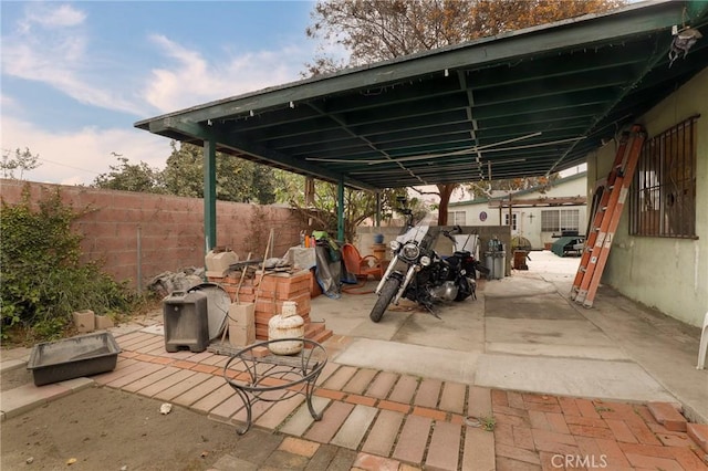 view of patio