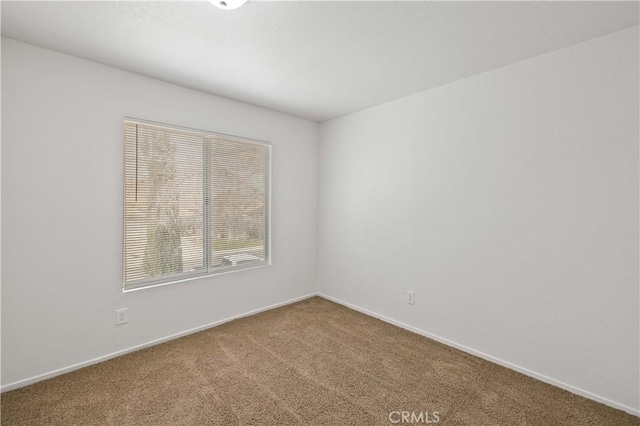 unfurnished room with carpet and a wealth of natural light