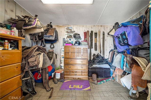 view of storage room