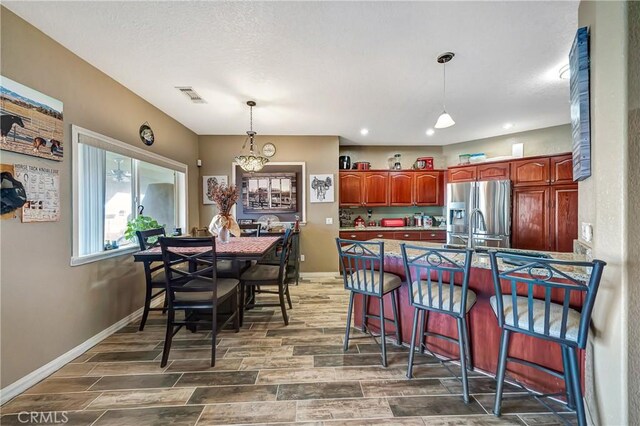 view of dining room