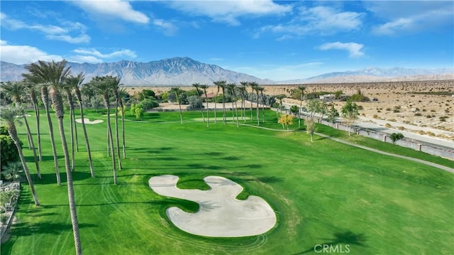 view of property's community featuring a mountain view