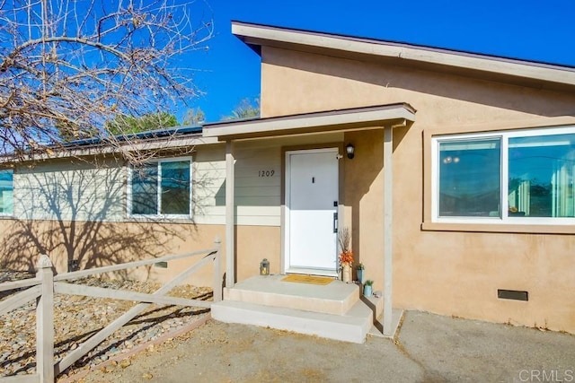 view of entrance to property