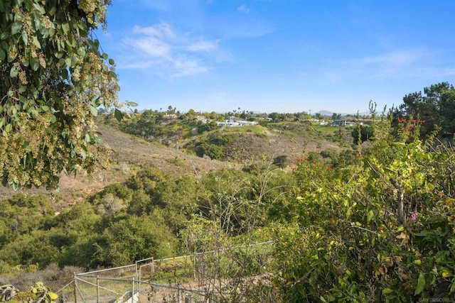 view of local wilderness featuring a rural view