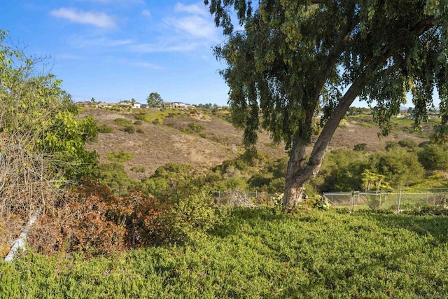 view of nature featuring a rural view