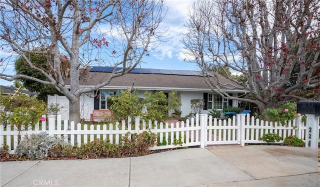 view of front of home