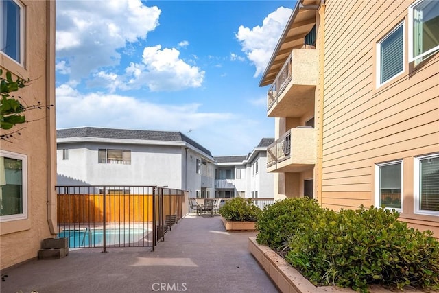 exterior space featuring a residential view